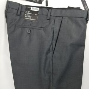 Alberto Cardinali Slim Dress Pants Gray Size 30/30